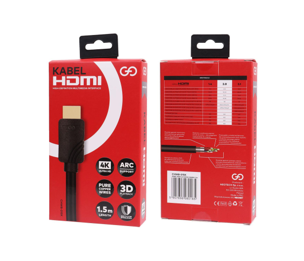 VIGGO DESIGN KABEL HDMI 2.0 VIGGO CINEMA 1.5m ^ - 1457509 - zdjęcie 4